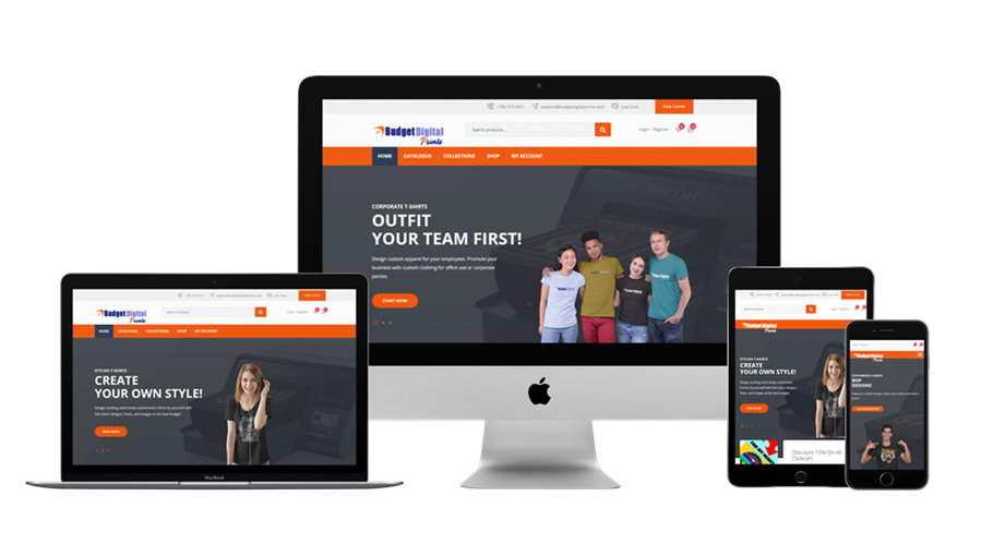 Budget Digital Prints Website