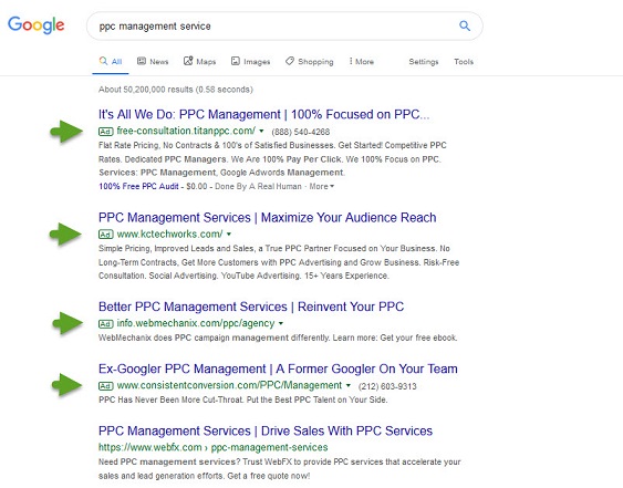 Transsactional Search - SERPs