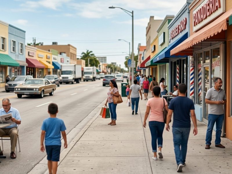 Choosing a Digital Marketing Agency in Miami | A Trusted Guide — small businesses on a miami street — by Choosing a Digital M