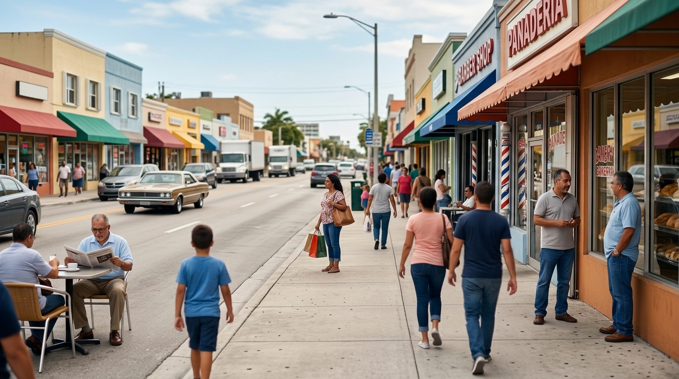 Choosing a Digital Marketing Agency in Miami | A Trusted Guide — small businesses on a miami street — by Choosing a Digital M