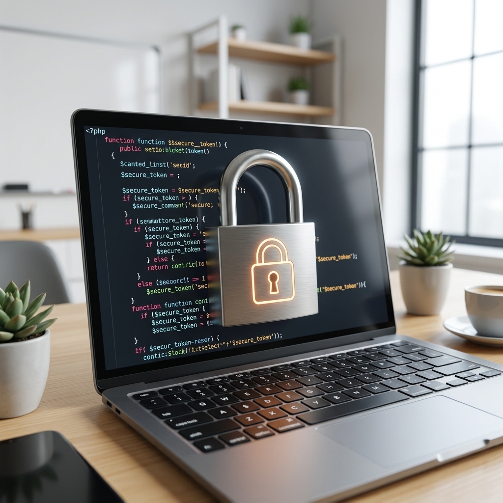 Critical PHP Vulnerabilities — digital lock on php code — by Budget Digital Solutions